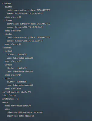 图 10 kubectl config view 结果图