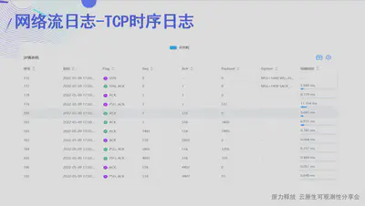 网络流日志-TCP 时序日志